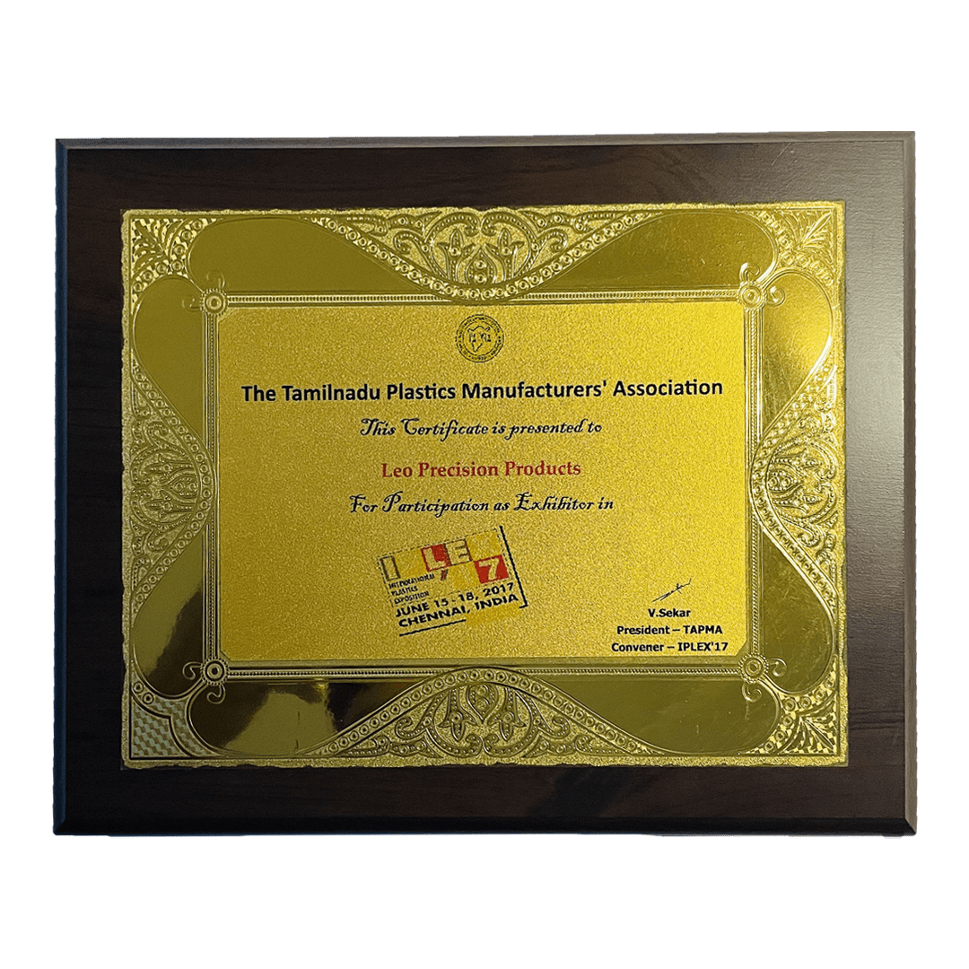 Tamilnadu Plastic Manufacturers Association - LEO Precision